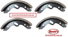 11525.037  FRONT BRAKE SHOE SET (SET OF 4 SHOES)  HINO DUTRO  SBBS21646 FOR TOYOTA0449437020 TOYOTA0449437021 TOYOTA0449437060 04494-73060 04494-37020 04494-37021  11G5013 3105G11