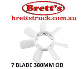 14050.512 FAN BLADE  DAIHATSU DELTA VISCOUS STYLE 16361-56030 1636156030   V116 V118 V119 DELTA    14B    3.7L    1984-     V54 V57 V58   DL    2.8L    1984-    V76 V78 V79