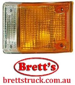 15421.008 LH LEFT HAND PASSENGER SIDE FRONT FLASH FLASHER BLINKER LENS NKR57 4BC2 1985-1987 NKR58 4BE1 1987-1994 NKR66 4HF1 1991-1994 NPR57 4BC2   NPR58  NPR59 4BD1 1985-1992 NPR66  NPS59  2R0406 6040R2