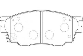 PN5483 DISC PAD SET NiBK JNBK FRONT KIT    Brand New Stock  1 x front axle brake pad set  Make  Model  Year  Model Variant  Mazda  6 08/2002-NOW 2.3 Sedan Hatchback 2.3L DB1682