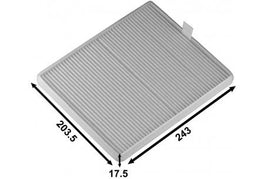 AC9319 CABIN AIR FILTER AZUMI    AC27319 JAPANPARTS    FAASZ03 MAHLE/KNECHT    LA143 MANN    CU2326 SUBARU    95860-78F10