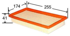 A13420 AIR FILTER   MANN    C2676 NIPPARTS    J1320512 PUROLATOR    A25395 REPCO    RAF147 RYCO    A1446 SAKURA    A2819 A-2819 FA-2819 WESFIL    WA1088 WIX    42551