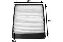 AC2506 CABIN AIR FILTER   NISSAN    27893-6F600 278936F600 CU2516 ADN12502 1987432119 FEBI 34557