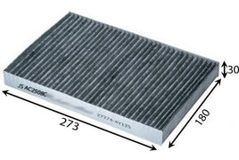 AC2508 CABIN AIR FILTER  NISSAN  LA290 Blue Print    ADN12531 NISSAN    27274-3Y700 272743Y700 NISSAN    27274-4Y110  272744Y110