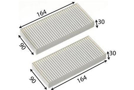 AC32001SET CABIN AIR FILTER BMW X3 2.0L TDi, 3.0L TDi 2011 03/11on F25  XDRV20D/30D. Turbo Diesel. 4/6Cyl. N47D20C N57D30A  With Automatic Climate Control. X3 2.0L, 3.0L 2011- F25. XDRV20/28. Petrol. 4/6Cyl. N20B20A N52B30AF