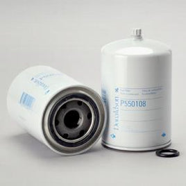 p550108 FUEL FILTER  FUEL FILTER, WATER SEPARATOR SPIN-ON  Primary Application     JOHN DEERE AR45098, AR45097.  DONALDSON FF198 33244 BF948JD BF948