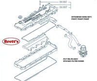FA9914 PCV PC VALVE GAS BREATHER FILTER  MITSUBISHI FIGHTER 2008- FK61 FK62 FM65 FM67 FN61 FN62 FN63 FN64 FRR90 2008- 8981065790