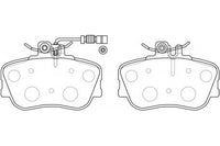 8DB 355 018-041 DISC PAD SET FRONT PREPARED FOR WEAR INDICATOR DB1295 GDB1094 8DB355018-041
