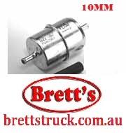 P550974 FUEL FILTER IN-LINE 3/8" 10MM IN/OUT INLINE  FS-5701 33270 WIX CUMMINS FS-5701 3826094 76193431 BF1173 FF5079 P550974 SFS5079  PETROL OR DIESEL