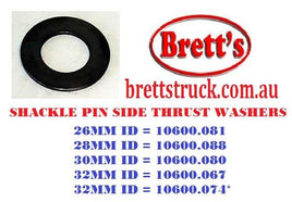 10600.080 30MM ID SIDE THRUST WASHER SHACKLE PIN ISUZU HINO MITSUBISHI NISSAN UD 10600.090 1105406101 30X56X3  3M0601 1060M3 9004-85331 9269-31101 9269-30100 MC750765