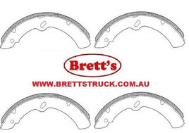 11525.006 BRAKE SHOE SET OF 4 SHOES DAIHATSU V30  REAR SHOES V47            3B    3.4L    1978-84    FRONT SHOES V47            3B    3.4L    1978-84    REAR SHOES V59   V69   V76 S V78  V89    FRONT SHOES V98    REAR SHOES V99     FRONT SHOES