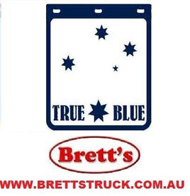 MUD9005 TRUE BLUE AUSTRALIAN 10" X 9" 250MM X 230MM MUDFLAP TRUE BLUE DROP X WIDTH MUDFLAP MUD FLAP MUD FLAPS MUDFLAPS  TRUCK CARAVAN 4WD 4X4 AUSSIE TRU BLU OZZIE