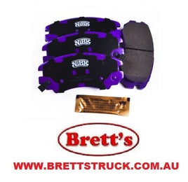 8DB 355 010-991 DISC PAD SET FRONT WITH ACOUSTIC WEAR WARNING DB1504 GDB3352 8DB355010-991 DB1504PM DB1504-4WD