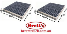 AC32177SET CABIN AIR FILTER  SET OF 2   BMW 6 Series : 640i Cabin Jun 11~ 3.0 L F06 N55B30A Cabin Jun 11~ 3.0 L F12 N55B30A Cabin Jun 11~ 3.0 L F13 N55B30A Cabin Jun 13~ 3.0 L F06 (MUE) N55B30A Cabin Jun 13~ 3.0 L F06 (MUE) N55B30A