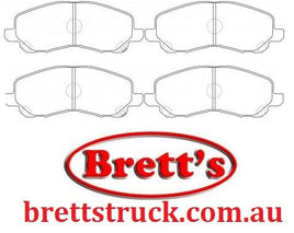 8DB 355 013-491 DISC PAD SET FRONT WITH ACOUSTIC WEAR WARNING DB2065 GDB4141 8DB355013-491