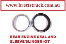 10950.970 SEAL REAR ENGINE MAIN COVER SEAL AND SLEEVE / SLINGER SET KIT ISUZU NPR58 NKR58 4BE1 1994- 3.6L 8970728231 8970728232 8970728233