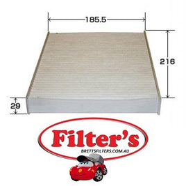 AC21111 CABIN AIR FILTER  FOR Toyota Hilux 2.8L TD 10/15- Cabin Filter  GUN123 GUN126 GUN136R. Turbo  Toyota Hilux 2.7L 07/15-  WACF0215 TGN121R  Petrol. 4Cyl. 2TR- Toyota Hilux 4.0L 4L V6 10/15- 10/2015-GGN120R  Petrol 1GR-FE