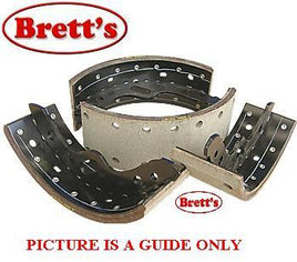 11525.209 REAR BRAKE SHOE SET OF 4 NEW SHOES FSR ISUZU   FRD FRD34 2003- 6HK1-TCN 7.8L 2003-2008 ISUZU FRR32 2000- 6HE1-TC 7.1L 2000-2003 ISUZU FRR FRR33 1996- 6HH1-N / 6HH1-S 8.2L 2/1998-2003 ISUZU FRR34 2003- 6HK1T 7.8L 2003-2008