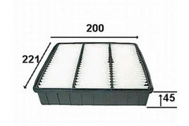 A349J AIR FILTER AC Delco ACA93 AZUMI A23349 BALDWIN PA4068   FSA FA1045 MAHLE/KNECHT LX 151 MANN C2335 MITSUBISHI MD620737  MD620738  MR571472 NISSAN AY120MT009 PROTON PW510765  A34839 REPCO RAF121 RYCO A1273 SAKURA A1045 FA-1045