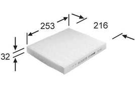 AC33403 CABIN AIR FILTER SKODA Fabia Feb 07~Mar 10 1.2 L 5J6 BBM Cabin Feb 07~Mar 10 1.2 L 5J6 BZG Cabin Mar 10~ 1.2 L 5J6 CBZ Cabin May 10~ 1.2 L 5J6 CFW  Sep 05~Mar 10 1.4 L 5J BNM  Feb 07~Mar 10 1.4 L 5J6 BXW May 10~ 1.4 L 5J6