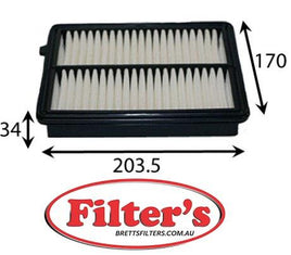 A28008 AIR FILTER  HONDA N-WGN Air Supply Sys Nov 13~ 0.66 L JH1 S07 Air Supply Sys Nov 13~ 0.66 L JH2 S07  AZUMI A28008 HONDA 17220-R9H-003 VIC A-897V  HONDA 17220R9H003 VIC A897V