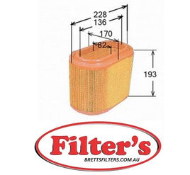 A11307 AIR FILTER  HYUNDAI  H-1 / H-1 Starex / H 200 / i800 / iLoad / Satellite 2.5 CRDi D4CB 2003-08 to 2006-08 2500   H-1 / H-1 Starex / H 200 / i800 / iLoad / Satellite 2.5 TCI Turbodiesel D4BH  4D56  2.5 TD D4BF (4D56)
