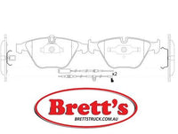 8DB 355 015-601 DISC PAD SET FRONT EXCL. WEAR WARNING CONTACT DB1498 GDB1498 8DB355015-601