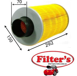 A22002  AIR FILTER  NISSAN Pick Up Air Supply Sys Oct 09~Apr 13 2.7 L TD27 Air Supply Sys Oct 09~Apr 13 3.2 L QD32