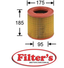 SPEC A2522 AIR FILTER  AZUMI A22522 HENGST FILTER E879L ISUZU 5861447880 ISUZU 5861473900 MANN C18149 C181491 C18149/1 MITSUBISHI QA104501 NISSAN 16546-MA70A NISSAN 16546-MA70C NISSAN AY120NS057