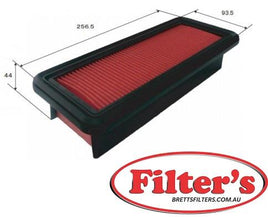 A2524 AIR FILTER NISSAN AZUMI A22009 Blue Print ADN12280 FRAM CA11738 JS A2524 MAHLE/KNECHT LX3887