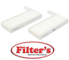 AC41206SET CABIN AIR FILTER PEUGEOT 308  Cabin Feb 09~ 1.2 L T9 EB2 Cabin Feb 09~ 1.2 L T9 EB2DT Cabin Feb 09~ 1.6 L 4C EP6CDT Cabin Sep 13~ 1.6 L T9 EC5