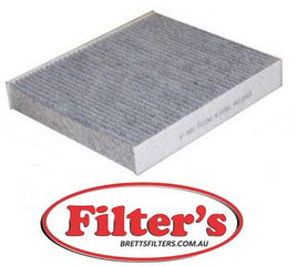 AC0207C CABIN AIR FILTER   RENAULT Twingo Cabin Sep 14~ 0.90 L H4B4 Cabin Jun 07~ 1.0 L H4D4  SMART Fortwo Cabin Sep 14~ 1.0 L 453 M 281.920