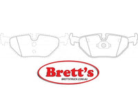 PN0014 DISC PAD SET NiBK JNBK REAR KIT   ROVER 75 ROVER 75 Tourer ROVER (MG)|ZT ROVER (MG)|ZT-T SAAB 9-5 I
