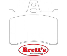PN0133 DISC PAD SET NiBK JNBK  REAR KIT ATE13046049032 ATE13046049112 BENDIX EUR571229B BENDIX EUR571896B BOSCH0986463890