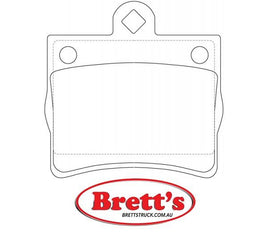 PN0125 DISC PAD SET NiBK JNBK REAR KIT MERCEDES-BENZ C-Class : C 180 MERCEDES-BENZ C-Class : C 200 MERCEDES-BENZ C-Class : C 220