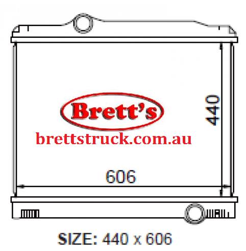 14001.331 RADIATOR ROSA MITSUBISHI FUSO ROSA BUS ROSA BUS RADIATOR ASS ...