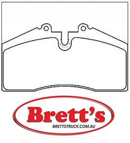 DB1355PM DISC PAD SET FRONT HOLDEN HSV VT-VZ HARROP PERFORMANCE 97-06 DB1355 ADB1355