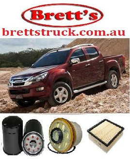 KIT2230 FILTER KIT Isuzu    D-Max 3.0L 3L TD    06/2012-on    TF Turbo Diesel 4Cyl 4JJ1-TC CRD DOHC 16V K15260 K-15260 SIM TO SAKURA