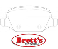 PN0197  DISC PAD SET NiBK JNBK REAR KIT  ALFA ROMEO 147 ALFA ROMEO 156 ALFA ROMEO GT FIAT 500 FIAT Fiorino FIAT L500 FIAT Punto LANCIA Lybra Estate
