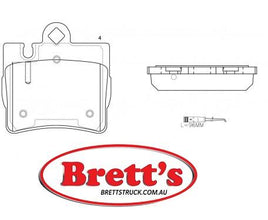 PN0200W  DISC PAD SET NiBK JNBK FRONT REAR KIT   MERCEDES-BENZ CL-Class : CL 500  CL 55 AMG  CL-Class : CL 600 : S 320  : S 400 S-Class : S 430  S-Class : S 500 : S 55 AMG MERCEDES-BENZ S-Class : S 600