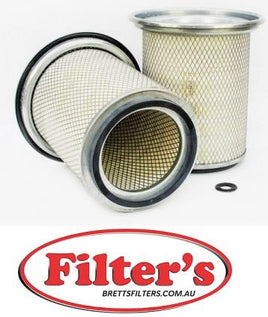 A0730 AIR FILTER OUTER EX165; EX165LC EX165, EX165LC w/Isuzu 4BG1T Eng. HITACHI Excavators EX100-5; EX100M-5 EX100-5, EX100M-5 w/Isuzu 4BG1 Eng Isuzu 6BB1 Eng  HITACHI Excavators EX100WD-2; EX100WD-3 EX100WD-2