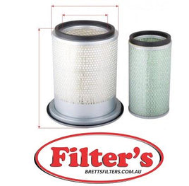 A0730SET AIR FILTER OUTER + INNER SET KIT SAKURA A-2711-S A2711S FA-2711-S FA2711S SAKURA A2708+A7956 A0730 + A0730IN