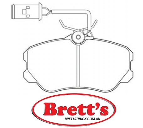 PN0262W DISC PAD SET NiBK JNBK FRONT KIT ALFA ROMEO 164 FIAT Croma FiTFP1303E SBBP41262W PN0262