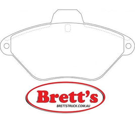PN0281  DISC PAD SET NiBK JNBK FRONT KIT   CITROENRP425157 DELPHILP792 FERODOFDB875 JURID571756J MINTEXMDB1630 PAGIDT9039 SANGSINSP1253 SBBP42281 TEXTAR2163216014 TRWGDB1102 WVA21632