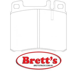 PN0285  DISC PAD SET NiBK JNBK FRONT KIT   MERCEDES-BENZ S-Class : S 300 SE