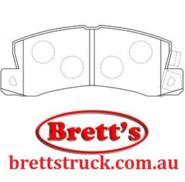 DB0422PM DISC PAD SET FRONT REAR SET  FORD  Festive DA WA KIA Pride 1.3L 1991- MAZDA 121 DA REAR DISC PAD SET HOLDEN Apollo FOR LEXUS ES300 TOYOTA Camry Caldina Wagon Carina Celica Corona Cressida Curren DB422 ADB422