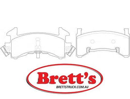 PN0307  DISC PAD SET NiBK JNBK FRONT KIT   CHEVROLET (GM) Blazer CHEVROLET (GM) S10 Pick Up OLDSMOBILE (GM) Bravada