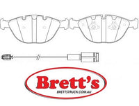 PN0336W  DISC PAD SET NiBK JNBK FRONT KIT   BENDIX AUSDB1495 BMW3411-6756-350 BMW34116761282 FERODOFDB161
