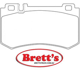 PN0343  DISC PAD SET NiBK JNBK  REAR KIT   MERCEDES004 420 47 20 MERCEDES0044204920 MERCEDES0054204120 MERCEDESA 003 420 62 20 MERCEDESA0034209420 MINTEXMDB2621 PAGIDT1339 SBBP31343 TRWGDB1544