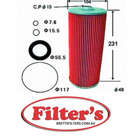 OE558J OIL FILTER   AZUMI OE24558 ISUZU 1-87810079-0 1878100790 ISUZU 1-87810079-1 1878100791 JS O558J VIC O558